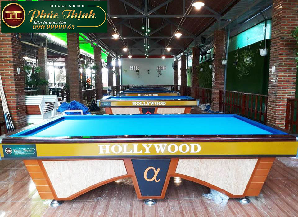 Bàn bida Hollywood 2018. Hệ Thống Billiards Phúc Thịnh vừa tiếp tục hoàn thành cho khách hàng Trà Nóc - Cần Thơ